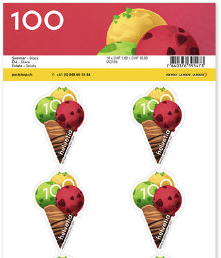 Sommer, Bogen «Glace»