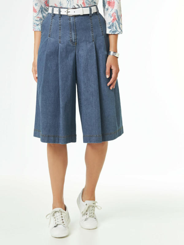 Denim-Hosenrock