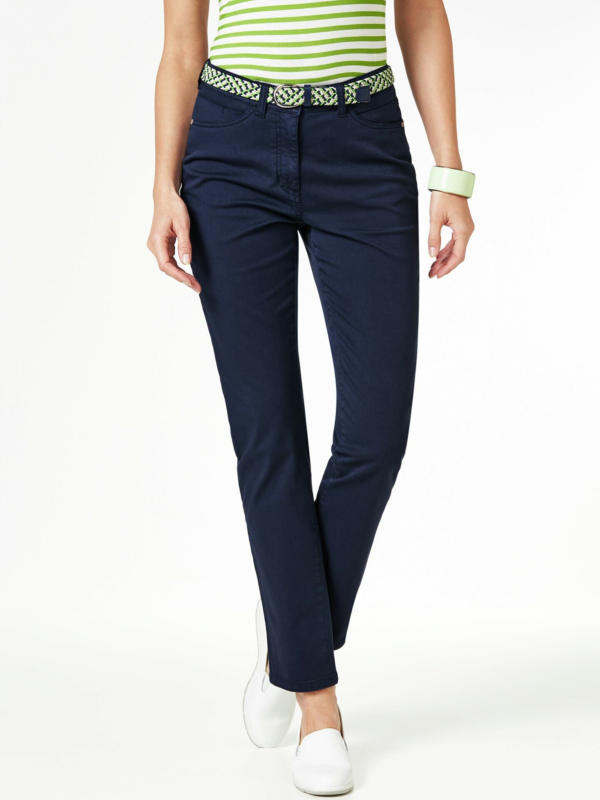 Five-Pocket-Hose Flechtgürtel