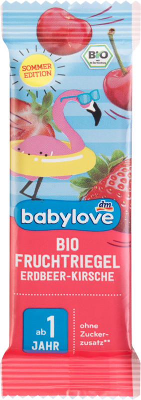 babylove Fruchtriegel Bio Fruchtriegel Erdbeer-Kirsche