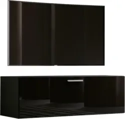 Tv-Element in Schwarz 'Fernso 115'