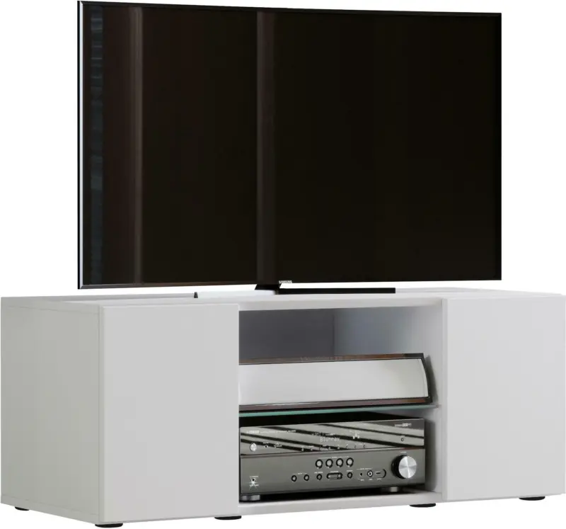 Tv-Element in Weiß 'Lowina 95'