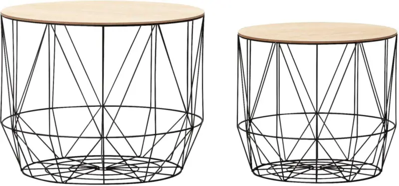 Couchtischset 'WL6.081', 2 - er Set , braun