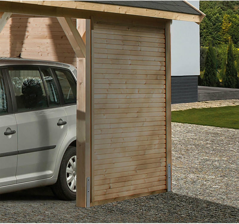 Seitenwand für Carports „wekaLine“, natur