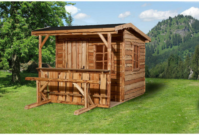 Gartenhaus „820 A“ Gr.2, natur