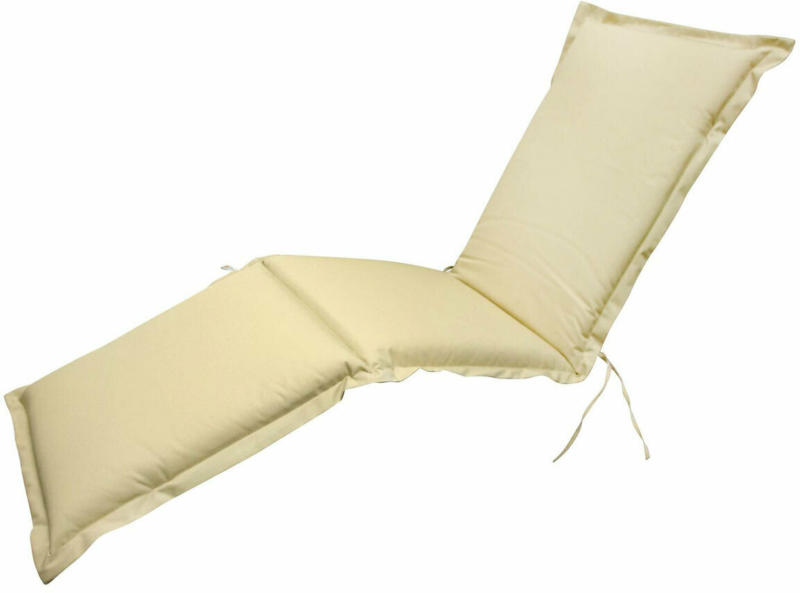 Polsterauflage Deck Chair „Premium“, extra dick, Beige beige