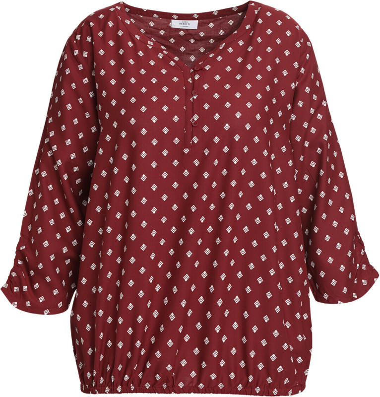 Damen Bluse mit Allover-Musterung (Nur online)