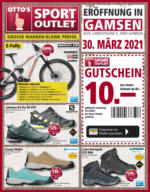 OTTO'S Sport Outlet Sport Outlet Angebote (Eröffnung Gamsen) - bis 25.04.2021