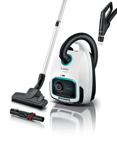 Bosch Staubsauger mit Beutel Weiß