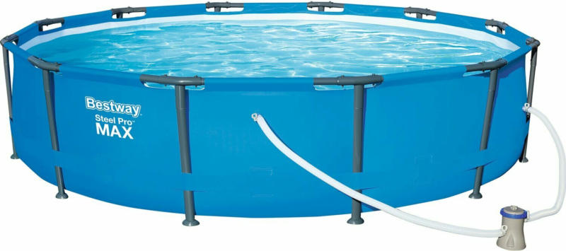 Bestway Stahlrahmen-Pool Set Ø 366 cm x 76 cm