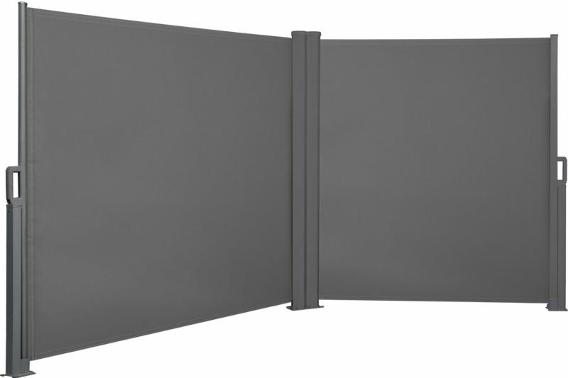 Vertikalmarkise Cordoba 2-seitig je 300 cm x 150 cm Anthrazit