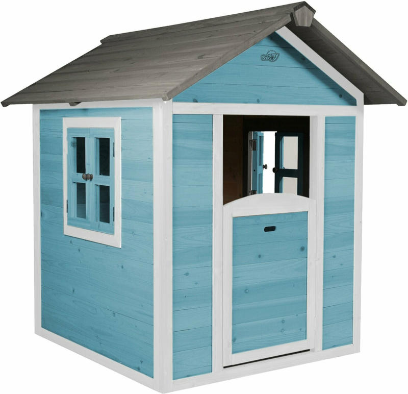 Spielhaus Lodge Caribean Blau/Weiß