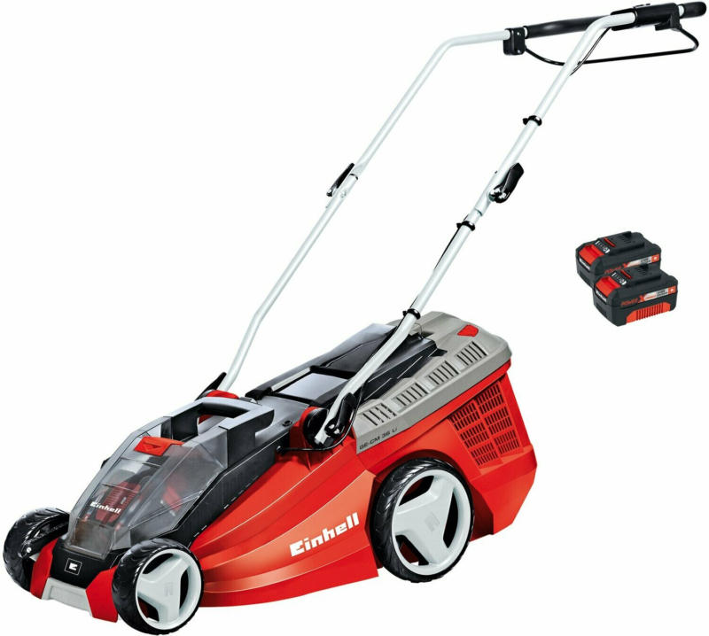 Einhell Akku-Rasenmäher GE-CM 36 LI 40 l Fangkorb Power X-Change inkl. 2 Akkus