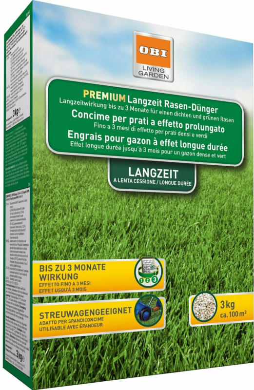 OBI Premium Langzeit-Rasendünger 3 kg