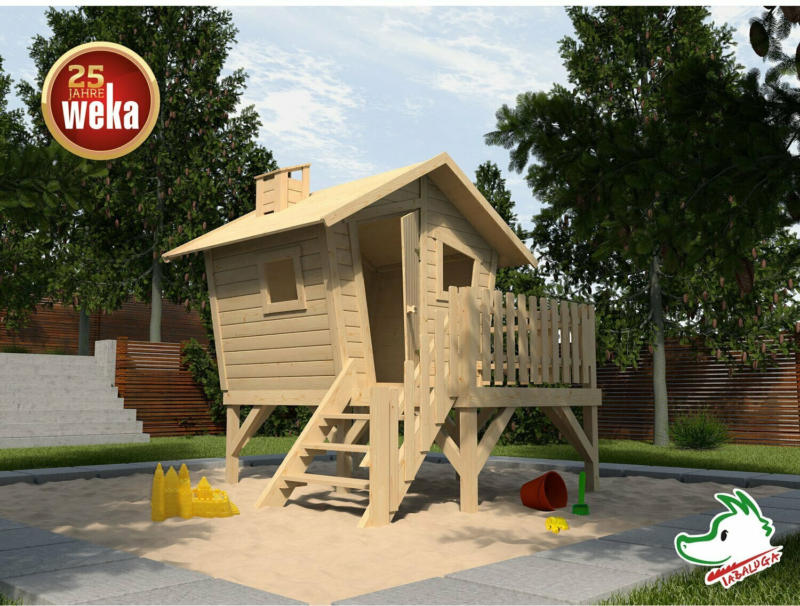 Tabaluga Abenteuerhaus Lotti mit Treppe und Terrasse