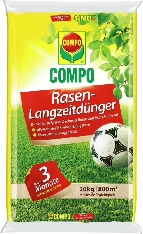 Compo Rasendünger 20 kg mit Langzeitwirkung