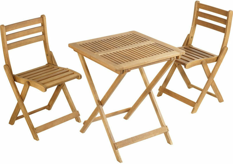 Balkonmöbel-Set Copland 3-teilig FSC® Holz Braun
