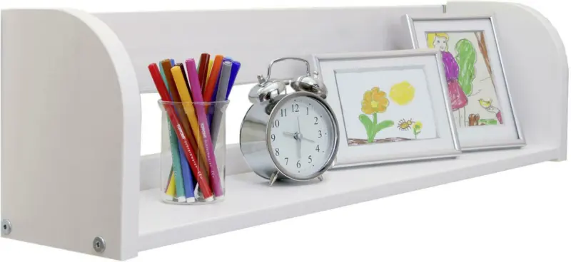 Regal aus Kiefer, weiß