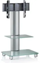 mömax TV-Rack in Silberfarbe 'Bilano B: 60 CM'