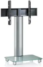 mömax Dornbirn - Ihr Trendmöbelhaus in Dornbirn TV-Rack in Klar/Silberfarbe 'Tosal B: 60 CM'