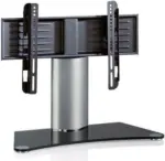 mömax Dornbirn - Ihr Trendmöbelhaus in Dornbirn TV-Rack in Schwarz/Silberfarbe 'Windoxa Mini B: 70 CM'