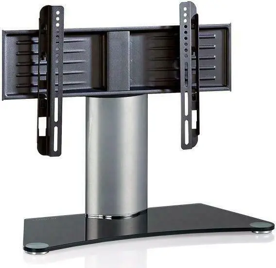 TV-Rack in Schwarz/Silberfarbe 'Windoxa Mini B: 70 CM'