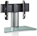 mömax TV-Rack in Klar/Silberfarbe 'Windoxa Mini B: 70 CM'