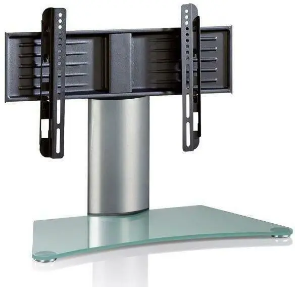 TV-Rack in Klar/Silberfarbe 'Windoxa Mini B: 70 CM'