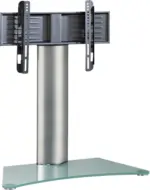 mömax Dornbirn - Ihr Trendmöbelhaus in Dornbirn TV-Rack in Klar/Silberfarbe 'Windoxa Maxi B: 80 CM'
