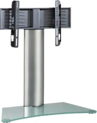 TV-Rack in Klar/Silberfarbe 'Windoxa Maxi B: 80 CM'