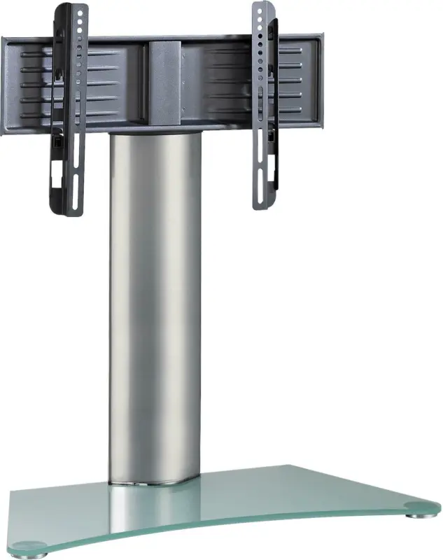 TV-Rack in Klar/Silberfarbe 'Windoxa Maxi B: 80 CM'