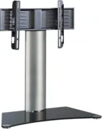 mömax Dornbirn - Ihr Trendmöbelhaus in Dornbirn TV-Rack in Schwarz/Silberfarbe 'Windoxa Maxi B: 80 CM'