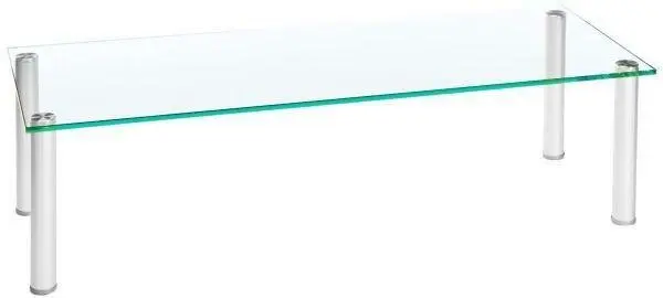 TV-Aufsatz in Klar/Silberfarbe 'Felino Maxi B:105 CM'