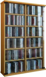 CD-Regal in Buchefarbe 'Roma B:60 CM'