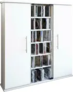 mömax Dornbirn - Ihr Trendmöbelhaus in Dornbirn CD-Regal in Weiß 'Santo B: 86 CM'
