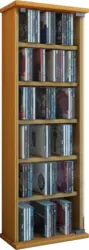 CD-Regal in Buchefarbe 'Loposa B: 31 CM'