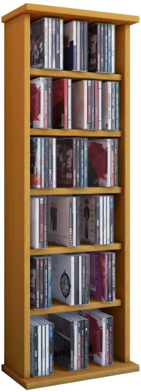 CD-Regal in Buchefarbe 'Vostan B: 31 CM'