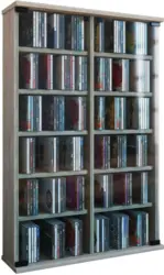 CD-Regal in Eichefarbe 'Roma B: 60 CM'