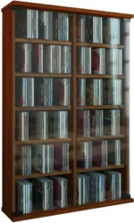 CD-Regal in Nussbaumfarbe 'Roma B: 60 CM'