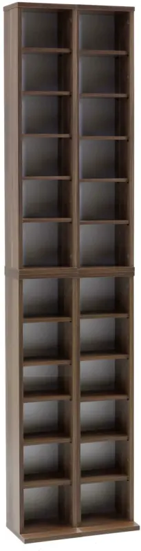 CD-Regal in Nussbaumfarbe 'Almera B: 42 CM'