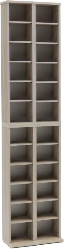 CD-Regal in Eichefarbe 'Almera B: 42 CM'