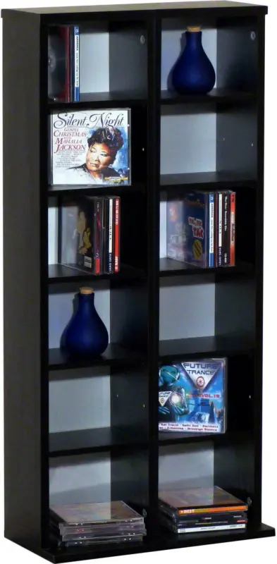 CD-Regal in Schwarz 'Milano B: 42 CM'