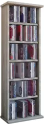 CD-Regal in Eichefarbe 'Vostan B: 31 CM'