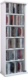 CD-Regal in Weiß 'Vetro B: 31'