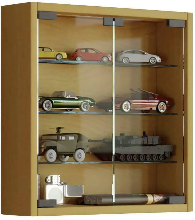 Hängevitrine in Buchefarbe 'Mandosa S'