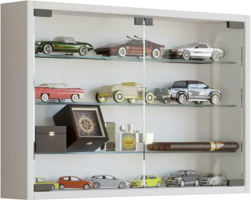 Hängevitrine in Weiß 'Mandosa M'
