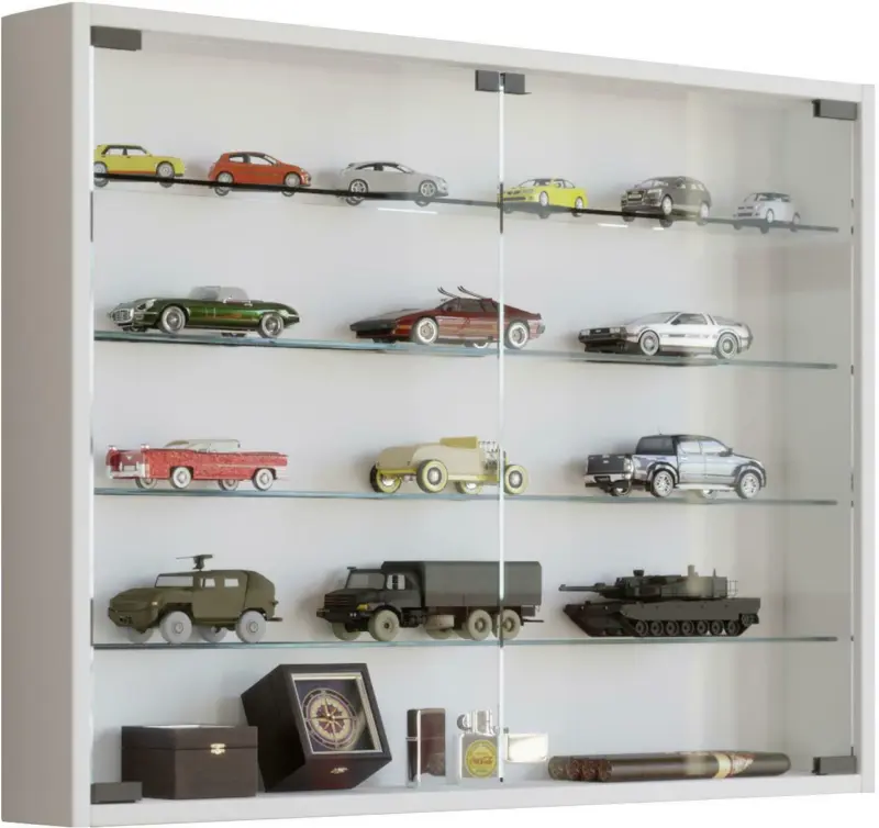 Hängevitrine in Weiß 'Mandosa L'