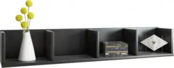 Wandregal in Schwarz 'Honsa'