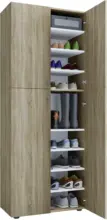 mömax Schuhschrank in Eichefarbe 'Lona XXL'