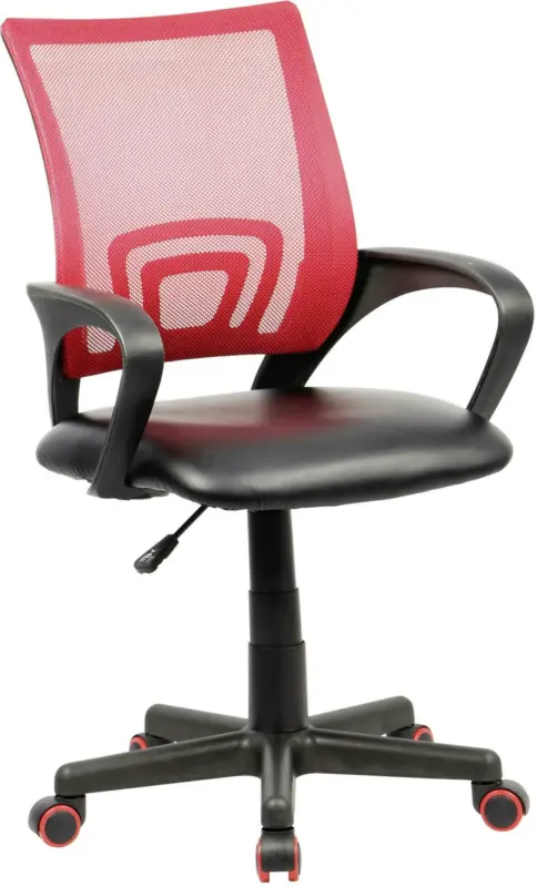 Jugenddrehstuhl in Schwarz/Rot 'Offal'